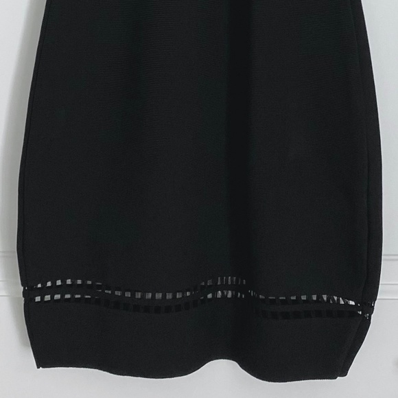 H&M Fine Knit Bodycon Black Dress - Small - Picture 6 of 7